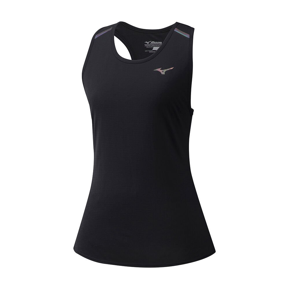 Camiseta De Tirantes Mizuno Solarcut Mujer Negras Baratas LVPF-07351